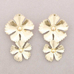 Pendientes Doble Flor