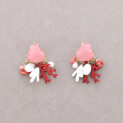 Pendientes Coral