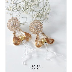 Pendientes Coral