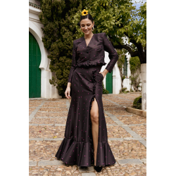 Marqués Negro Lunar Rosa