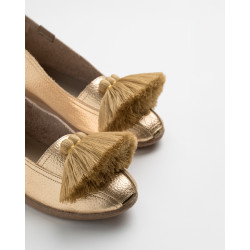 Alpargata Folia Gold