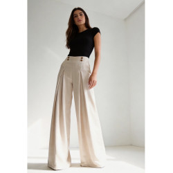 Pantalón Satinado Beige
