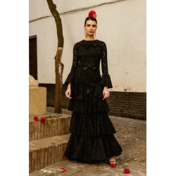 Traje Entredós Negro
