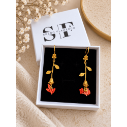 Pendientes Buganvilla