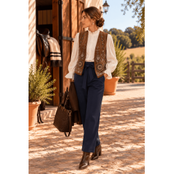 Chaleco Catalina Camel