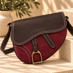 Bolso Estribo Burdeos